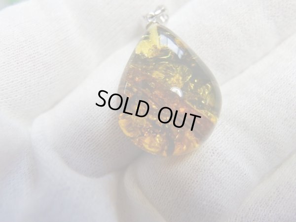 画像10: Premium  裏焼き　ブラックアンバー　III　2連ブラックスピネルネックレス仕様　特価