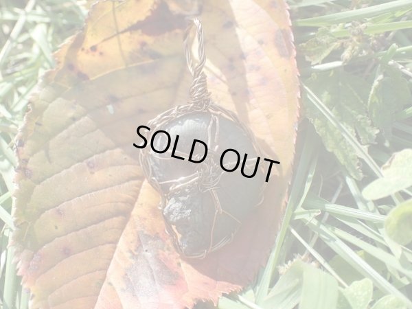 画像20: ギベオンとアンモナイトパイライト(ブラックルチル＆パイライト）　宇宙と海底　超守護金運特別ネックレス　特価