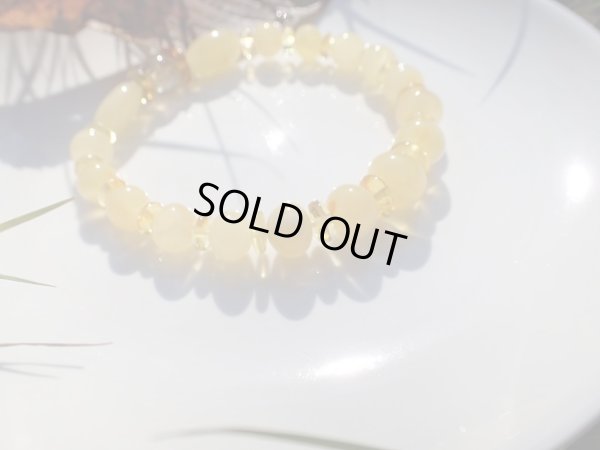 画像5: Premium　ゴールデンバターカラー　アンバー＆タイチンルチル　スペシャルブレスレット　特価