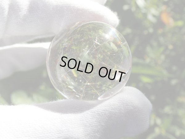 画像7: 透明感のある微細に煌くシルバールチル　34　スフィア　台付　3点セット