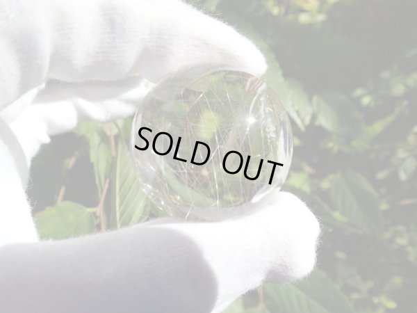 画像9: 透明感のある微細に煌くシルバールチル　34　スフィア　台付　3点セット