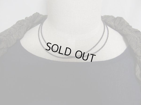 画像15: 高品質　Ｐｒｅｍｉｕｍブラックラブラドライトとブラックスピネルの大人の２連ネックレスNIGHT　SKYとMetal and stone モリオンオリジナルトップ　特価　