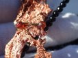 画像1: 天然結晶　銅　くわがた　ブラックトルマリン　 (1)