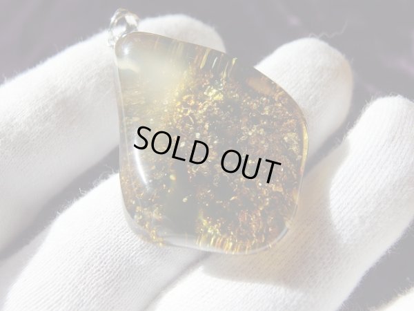 画像13: Premium ブラックアンバー＆ブラックトルマリンの美しいネックレス　