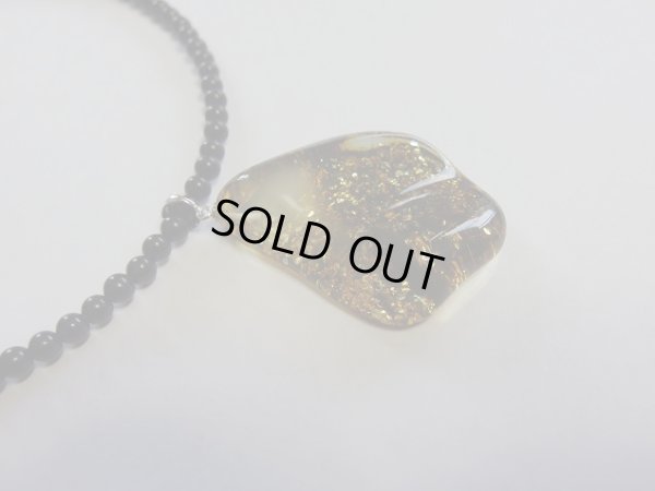 画像16: Premium ブラックアンバー＆ブラックトルマリンの美しいネックレス　