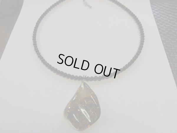 画像18: Premium ブラックアンバー＆ブラックトルマリンの美しいネックレス　