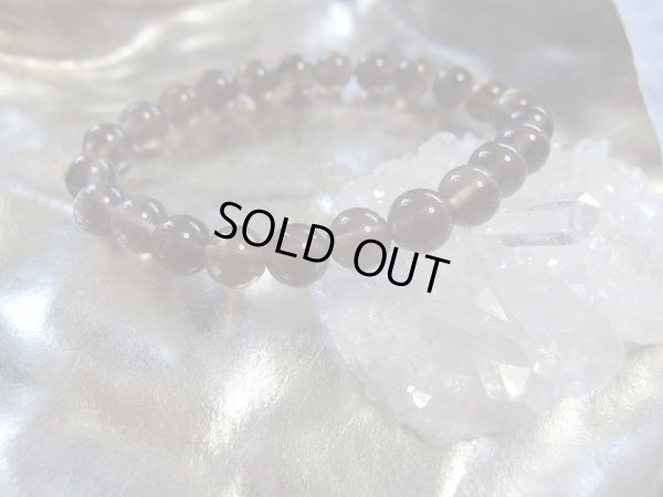 画像6: 特選　天然煙水晶カテドラル　ルチル入りと天然カラースモーキークォーツブレスレット　セット