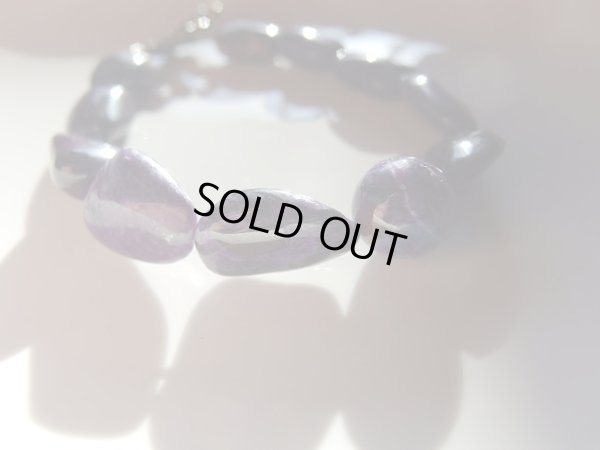 画像11: 天然スギライト　マンテル仕様　ブレスレット　特価