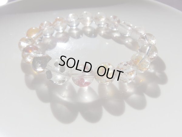 画像16: Premium　マーカサイト＆リモナイトインクォーツ　ブレス＆ピアススペシャルセット