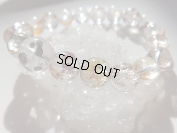 画像7: Premium　マーカサイト＆リモナイトインクォーツ　ブレス＆ピアススペシャルセット