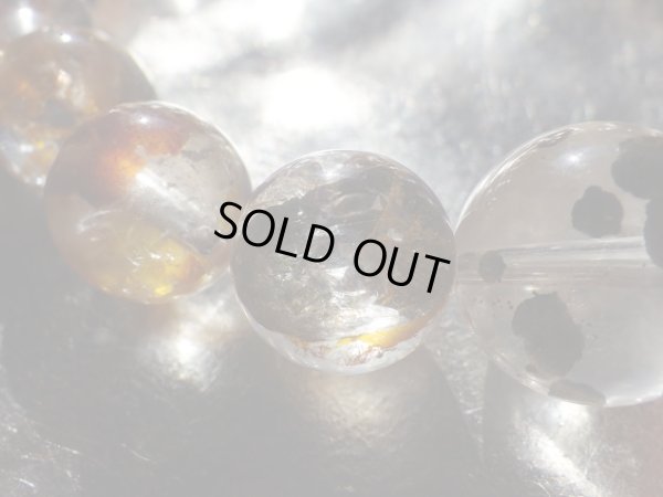 画像13: Premium　マーカサイト＆リモナイトインクォーツ　ブレス＆ピアススペシャルセット