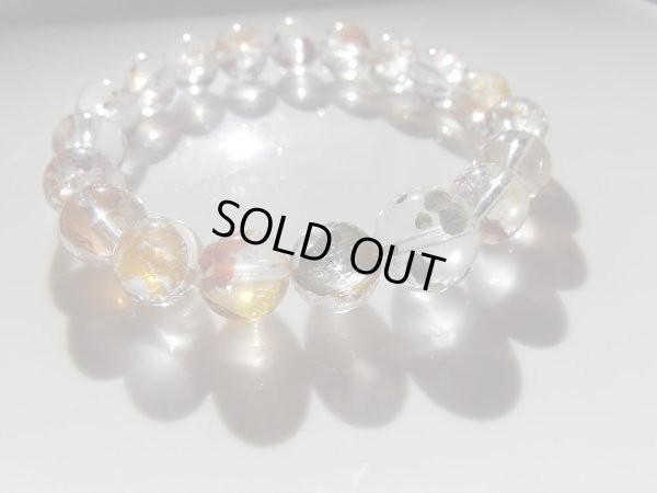 画像11: Premium　マーカサイト＆リモナイトインクォーツ　ブレス＆ピアススペシャルセット