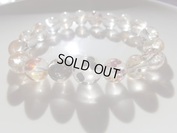 画像17: Premium　マーカサイト＆リモナイトインクォーツ　ブレス＆ピアススペシャルセット