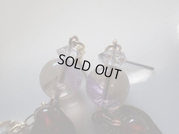 画像7: Peemium　アメトリン　オレンジガーネット　ヘリオドール　ゴールデンラブラドライトのスペシャルピアス　