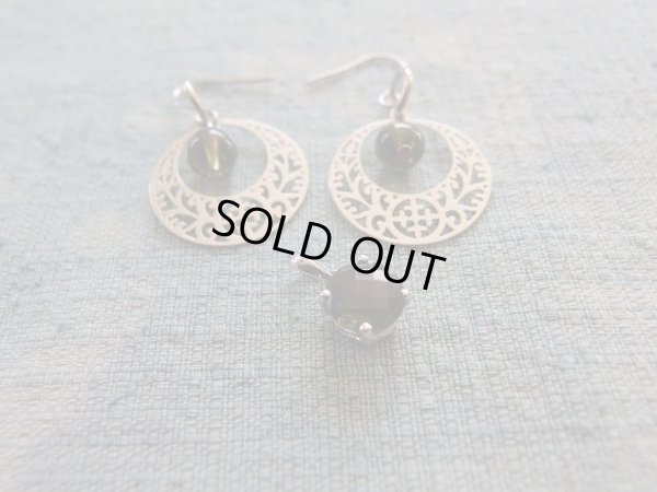 画像3: モルダバイトのペンダント＆ピアスのスペシャルセット　特価　