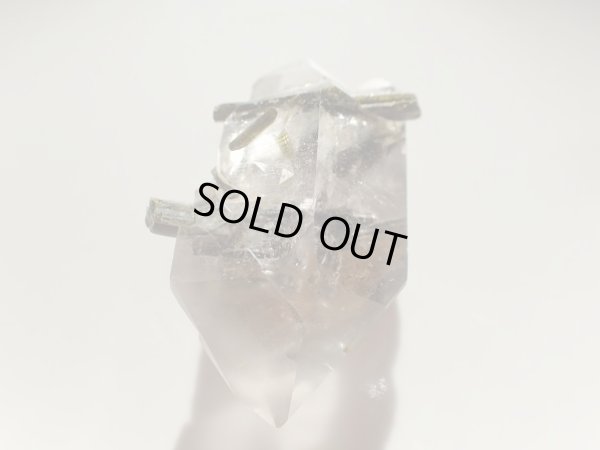 画像18: 　高品質エピドートインクォーツ　天然両剣結晶