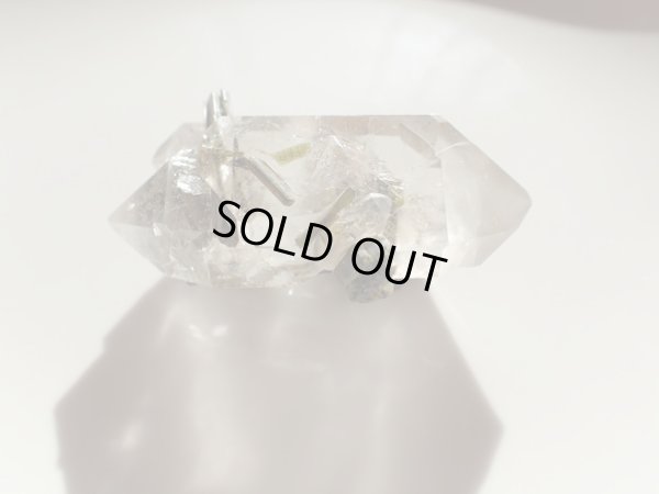 画像17: 　高品質エピドートインクォーツ　天然両剣結晶