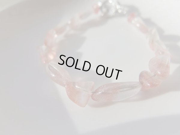 画像13: 希少　カザフスタン原産　ストロベリークォーツ連通し贅沢　ブレスレット　特価