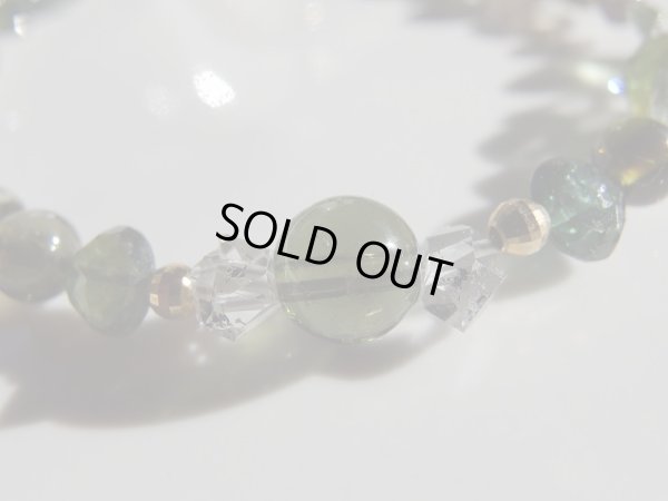 画像20: Premium トルマリン＆モルダバイト　ブレスレット　特価