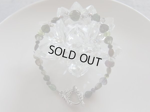 画像9: Premium トルマリン＆モルダバイト　ブレスレット　特価