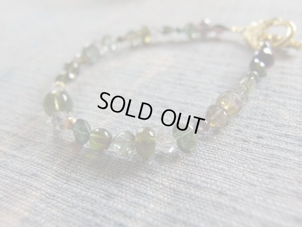 画像10: Premium トルマリン＆モルダバイト　ブレスレット　特価