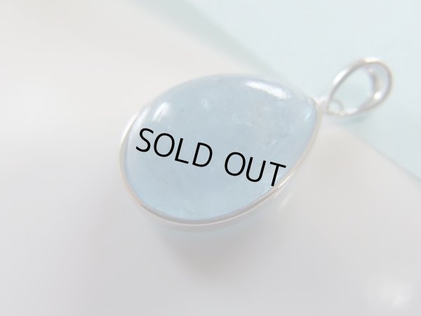 画像3: 鮮やかなクリアブルーがとても美しい厳選アクアマリンペンダントトップ