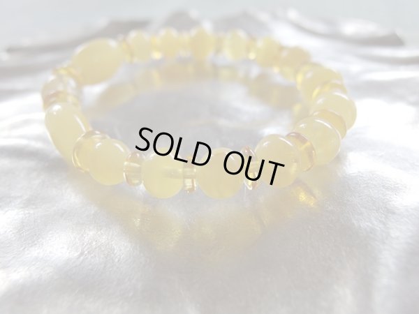 画像9: Premium　ゴールデンバターカラー　アンバー＆ルチルクォーツ　スペシャルブレスレット　特価