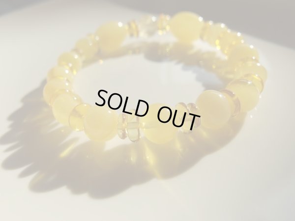 画像11: Premium　ゴールデンバターカラー　アンバー＆ルチルクォーツ　スペシャルブレスレット　特価