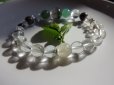 画像12: ガーデン水晶とアベンチュリンと星入り水晶とモルダバイトとリビアンガラスの特製ブレスレット