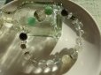 画像2: ガーデン水晶とアベンチュリンと星入り水晶とモルダバイトとリビアンガラスの特製ブレスレット