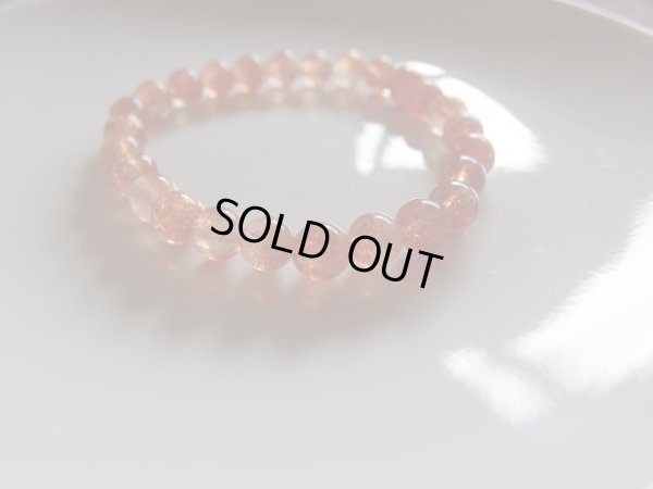 画像8: 美しいサンストーンブレスレット　７ミリ強 特価