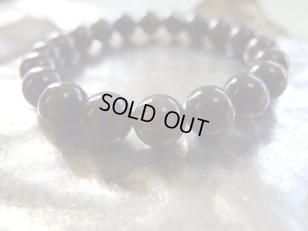 画像4: 美石礼賛　　ブラックブラウンルチルクォーツ　9.5〜9.8ミリ　特価