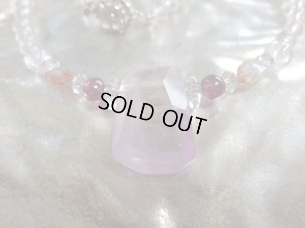 画像10: Premium  クンツァイト＆美しいローズクォーツのスペシャルネックレス