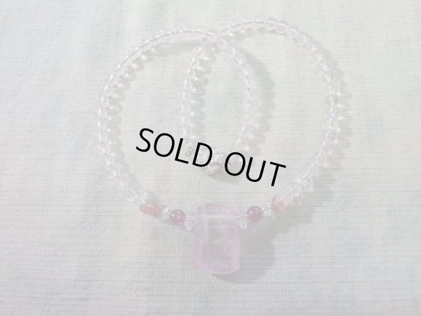 画像2: Premium  クンツァイト＆美しいローズクォーツのスペシャルネックレス