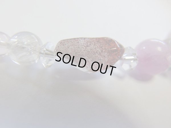 画像9: Premium クンツァイト＆美しいローズクォーツのスペシャルネックレス