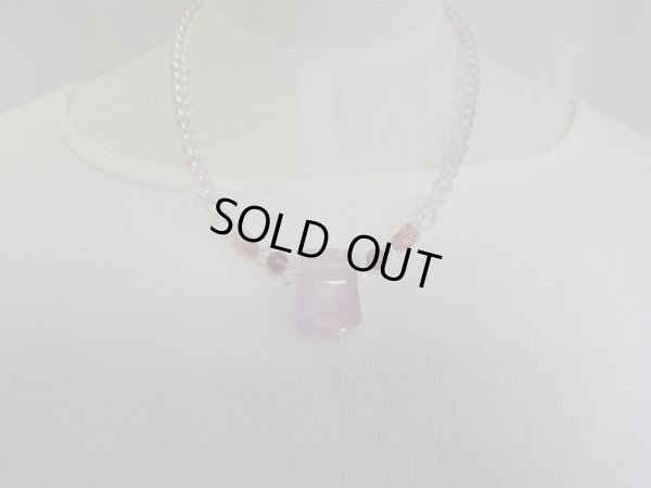 画像4: Premium  クンツァイト＆美しいローズクォーツのスペシャルネックレス