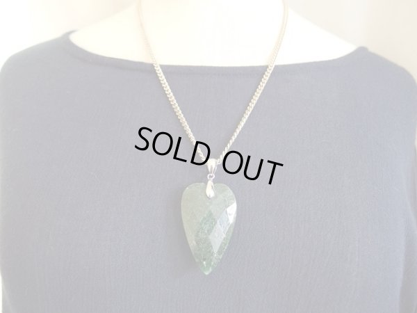 画像14: 緑菩薩　クロムフクサイト　アベンチュリンペンダント付き　