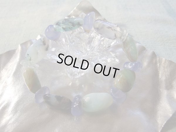 画像18: ブルーオパールとアクアマリンのブレスレット　セット