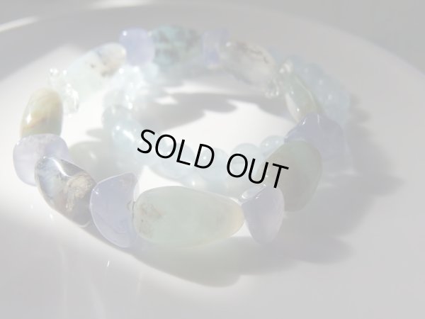 画像8: ブルーオパールとアクアマリンのブレスレット　セット