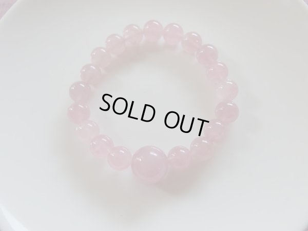 画像9: Ｐｒｅｍｉｕｍ　マダガスカル産ディープローズクォーツ　ピアスorイヤリングset