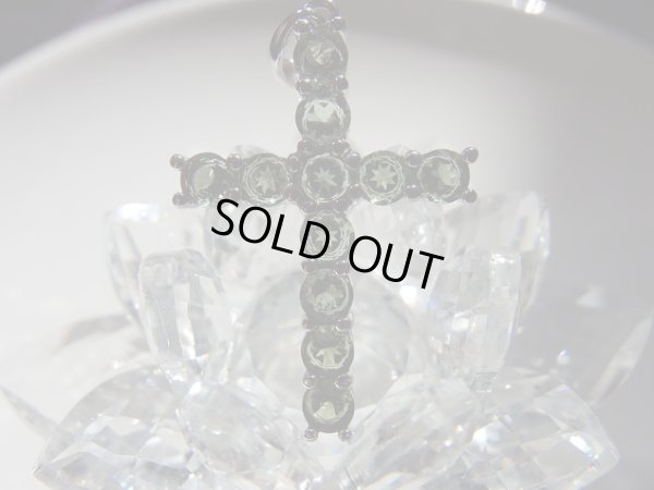 画像2: Ｐｒｅｍｉｕｍ　モルダバイト　ペンダントトップ  ポスト型スライド式アジャスター搭載シルバーネックレス付き