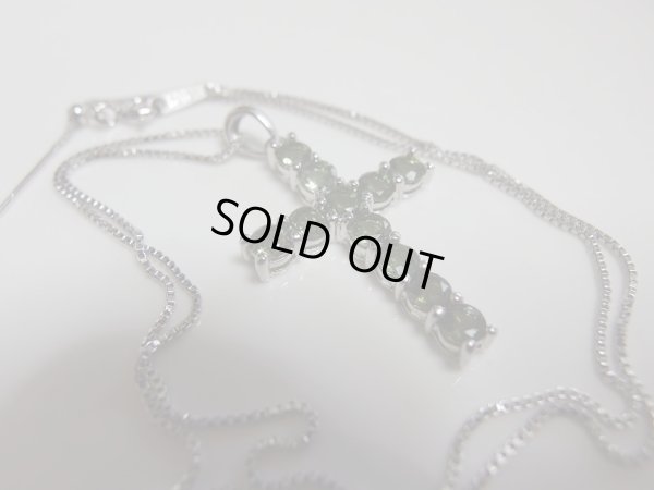 画像14: Ｐｒｅｍｉｕｍ　モルダバイト　ペンダントトップ  ポスト型スライド式アジャスター搭載シルバーネックレス付き