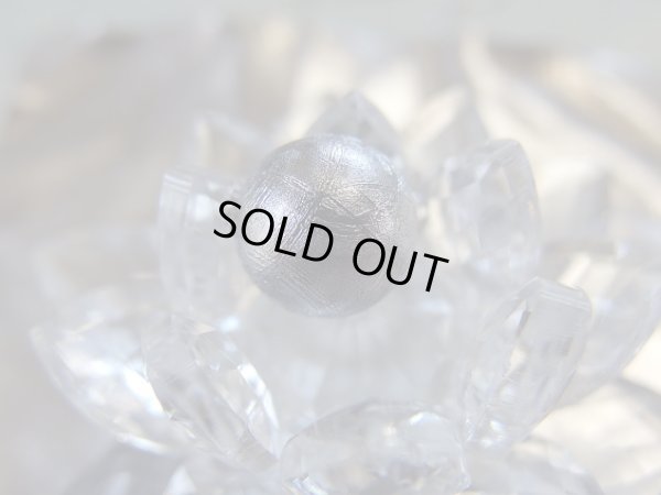 画像8: ポスト＆アジャスター搭載型シルバーチェーン　高品質ギベオン12.5ミリ玉　宇宙の守護ペンダント