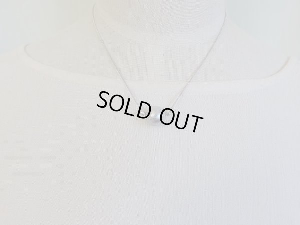 画像13: ポスト＆アジャスター搭載型シルバーチェーン　高品質ギベオン12.5ミリ玉　宇宙の守護ペンダント