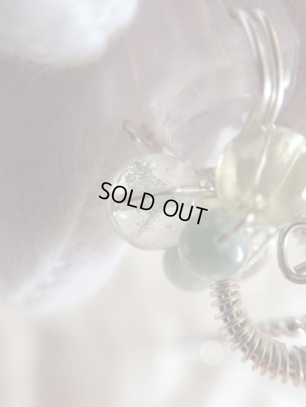 画像13: 美しいクンツァイト磨き石　グリーンファントム　ペリドット　翡翠のオリジナルペンダントトップ