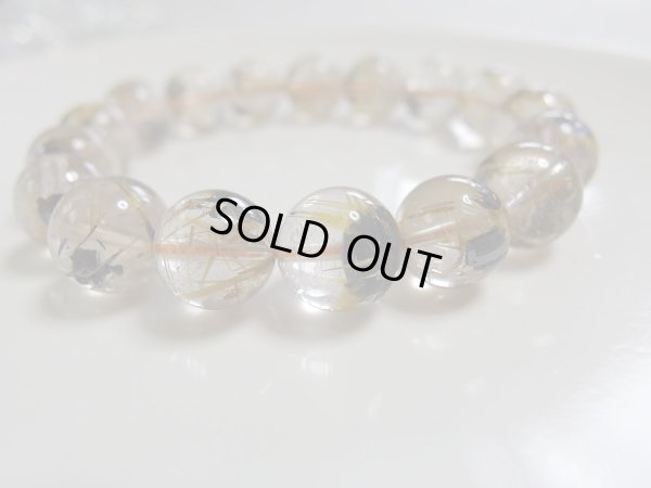 画像10: 凄い美ヘマタイトタイチン太陽ルチルクォーツ　12.2〜12.9ミリ　特価