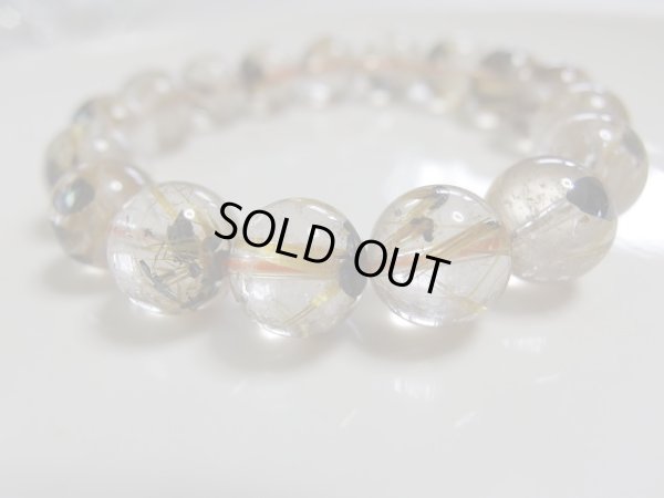 画像7: 凄い美ヘマタイトタイチン太陽ルチルクォーツ　12.2〜12.9ミリ　特価