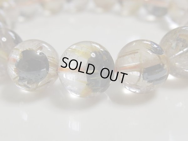 画像9: 凄い美ヘマタイトタイチン太陽ルチルクォーツ　12.2〜12.9ミリ　特価