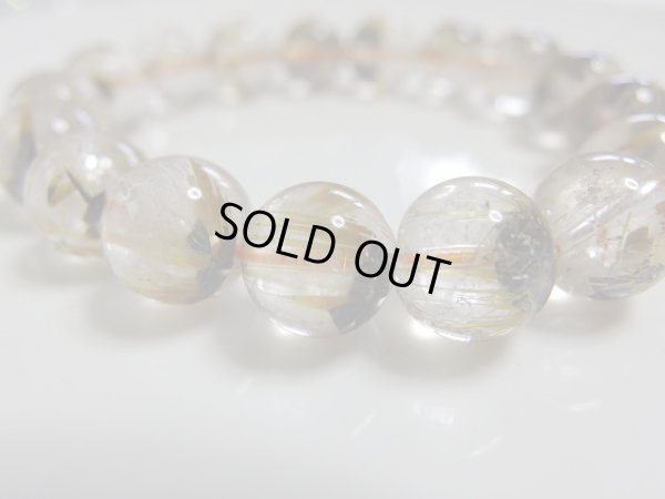 画像8: 凄い美ヘマタイトタイチン太陽ルチルクォーツ　12.2〜12.9ミリ　特価