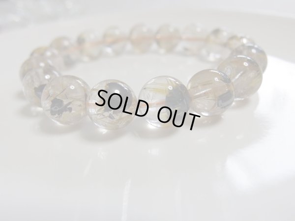 画像6: 凄い美ヘマタイトタイチン太陽ルチルクォーツ　12.2〜12.9ミリ　特価